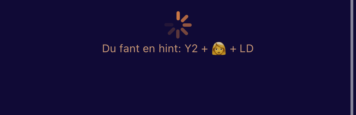 Hint 29.09: Y2 + kvinne-emoji + LD
